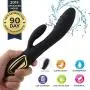Powerful Portable Dual Motor USB Charge Massager, Electric Personal Handheld Rechargeable Waterproof Back Cordless Multi Speed Body Massage for Relieves Stress Powerful Portable Dual Motor USB Charge Massager, Electric Personal Handheld Rechargeable Waterproof Back Cordless Multi Speed Body Massage for Relieves Stress