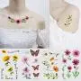 13 Sheets Daisy Sun Flower Tattoo, Butterfly Temporary Tattoo Sticker for Women Lady Girls, Body Art on Arm Shoulder Wrist Face Clavicle 13 Sheets Daisy Sun Flower Tattoo, Butterfly Temporary Tattoo Sticker for Women Lady Girls, Body Art on Arm Shoulder Wrist Face Clavicle