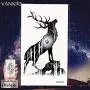 12 Pieces/Lot Black Elk Horn Little Waterproof Fake Tattoos Stickers For Men Women Arm Temporary Tatoos Moose Deer Hands Bear Fake Tattoo Paste Supplies 10x6cm 12 Pieces/Lot Black Elk Horn Little Waterproof Fake Tattoos Stickers For Men Women Arm Temporary Tatoos Moose Deer Hands Bear Fake Tattoo Paste Supplies 10x6cm