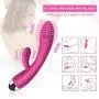 Handheld Massager Cordless with 2 Motors Waterproof 10 Vibration Acupressure Reflexology Tool Electric for Full Body Relax