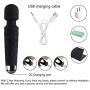 Mini Wand Massager - Strongest Cordless Handheld Therapeutic Powerful Vibrate Wand Massager with 20 Magic Vibration Modes 9 Speeds,Best Travel Gift - Personal Massager for Neck Shoulder Massage
