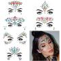 COKOHAPPY 6 Sets Rhinestone Mermaid Face Jewels Tattoo - BODY STICKERS Crystal Tears Gem Stones Bindi Temporary Stickers (Collection 1) COKOHAPPY 6 Sets Rhinestone Mermaid Face Jewels Tattoo - BODY STICKERS Crystal Tears Gem Stones Bindi Temporary Stickers (Collection 1)
