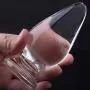 AKStore Crystal Glass Butt Plug Adult Toys Sex Toys G-spot Stimulator Crystal Glass Pleasure Wand Anal Plug for Couple(1 Style)