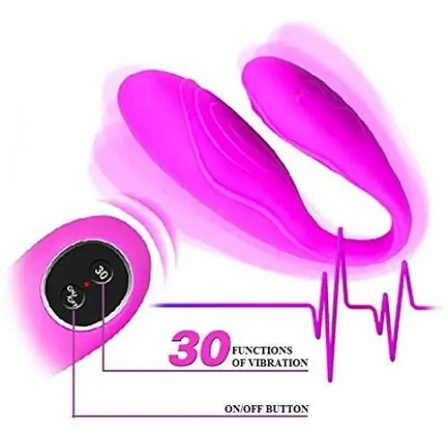 SexyToken Rechargeable 30 Speed Silicone Double-end Wireless Remote Control Vibe Adult Sex Toy Female Masturbation Vaginal and Couple Vibrator SexyToken Rechargeable 30 Speed Silicone Double-end Wireless Remote Control Vibe Adult Sex Toy Female Masturbation Vaginal and Couple Vibrator