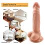 Realistic Dídlõ with Cup Male Artificial Pênňís Adùllt Tõys for Women Couples