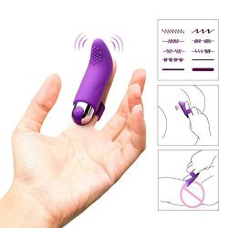 Particles Head Detachable Finger Design Mini Bullet Vǐ-brátors 10 Speeds USB Charged Silicone Clǐt Wand Toys for Woman