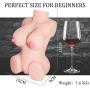 Sex Doll Male Masturbator with Vagina and Anal for Men- 3D Mini Masturbators Dolls with Realistic Silicone Boobs Love Doll for Male Masturbation Erotic Vaginal and Anal Sex