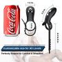 Vibrating Cock Ring with Adjustable Strap, 9 Vibration Modes Double Penis Ring with Remote Control Rechargeable Waterproof Clit Vibrator Sex Toys for Men, Women and Couples (Black)