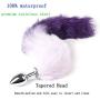 Bestimulus Wild Silicone Foxs Tails Anal Plug,Butt Anal Sex Toys,Stainless Steel Foxs Tails Anal Butt Plugs Personal Massager for Sex Games (Medium)