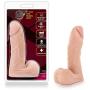 5.5" Realistic Small Veiny Dildo - Petite Cock and Balls Dong - Sex Toy for Women - Sex Toy for Adults (Natural)