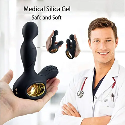 Perfect Size Men Toys Amal Stimulator Waterproof Prōstate Vibrartor Silicone Massaging Device with Multi Pattens&speeds T Shirt