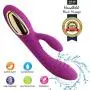 Comfortable DC Personal Massager Powerful Cordless Rechargeable Full Body Waterproof Hand-Held, Compact Gift Choice for Rlieves Body Back Foot Neck Muscle Aches. (Bright Purple)
