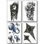 Temporary Tattoos for Men Guys & Teens Fake Tattoo Stickers (8 Large Sheets) Tattoos for Boys Biker Tattoos Rocker Transfers for Arms Shoulders Chest & Back - Body Art Tattoo Sticker Waterproof Black Temporary Tattoos for Men Guys & Teens Fake Tattoo Stickers (8 Large Sheets) Tattoos for Boys Biker Tattoos Rocker Transfers for Arms Shoulders Chest & Back - Body Art Tattoo Sticker Waterproof Black