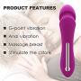 G Spot Vibrator, Female Big head Vibrator Dildo Vagina Clitoris Stimulator Powerful Motor Waterproof with 10 Vibration Patterns-Adult Sex Toys for Women Couple