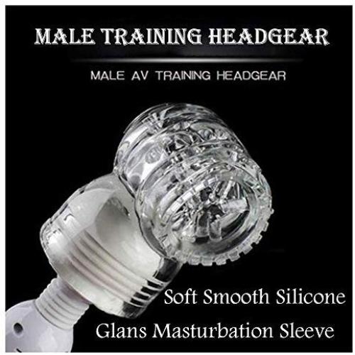 UINO Magic Wand Body Attachments for Men - Soft Smooth Silicone Massager Head Accessories for Standard Massage Wand