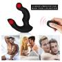 Prostate Massager Vibrating Anal Plug with 2 Intense Motors 11 Speeds Vibration, Wireless Remote Control Rechargeable Waterproof Silicone Anal Sex Toys for Men Women and Couples