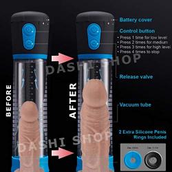 DNWUA-SHIRT Toys Adullt Sexxhp Toys Automatic P`ênís P-ump En-Large Ment P-ump En-Larger Vacuum Suction P`ênís Ex-Tender Sexxhp Toys Exercise Adullt Products for Men,Black