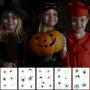 Konsait 73PCS Glow in the Dark Halloween Tattoos Kids, Luminous Tattoos, Halloween Spider Themed Sticker for Children Girls Boys for Halloween Party FavorsTrick or Treat Gift，Birthday Party Bag Filler