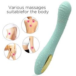 Waterproof Silicone Wireless Quiet Massager, USB Rechargable, Relieve Muscle Pain After Exercise, Suitable for All Parts of The Body.