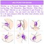 Full Silicone Couples Vibrator with Dual Motors 10 Powerful Vibration Modes,Orlupo Remote Control Clitoral Clit G Spot Vibrators,Rechargeable Waterproof Stimulator,Adult Sex Toys for Women and Couples