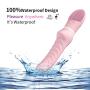 G Spot Vibrator for Vagina Stimulation with Face Brush, Ultra Soft Waterproof Rechargeable Dildo Vibrator with 10 Vibration Patterns Adult Sex Toys for Women and Couple