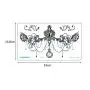 5 Sheets 13.8x24cm Sternum Chest Temporary Tattoo Big Body Art Sticker Jewelry Pendant 5 Sheets 13.8x24cm Sternum Chest Temporary Tattoo Big Body Art Sticker Jewelry Pendant