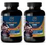 Natural aphrodisiacs for men - HORNY GOAT WEED (Natural Formula) - Horny goat weed complex - 2 Bottles 120 Capsules