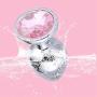 Double Color 3 Pcs Sensuality Stainless Steel Anal Butt Plug Fantasy Sex Restraints Sex Toys Love Game Trainer Vibrating