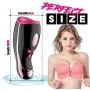 Adullt Toy for Man Pleasure Male Toys Automatical Strong Sucking Powerful Rotating&Thrusting Black Electric Sucktion Cup