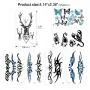 Konsait 115pcs Temporary Tattoos for Adults Men Women Kids, Waterproof and Fake Tiny Temporary Tattoos Body Art Sticker Face Arm Hand Neck Wrist, Cat Star Flower Scorpion Graphic Elk Konsait 115pcs Temporary Tattoos for Adults Men Women Kids, Waterproof and Fake Tiny Temporary Tattoos Body Art Sticker Face Arm Hand Neck Wrist, Cat Star Flower Scorpion Graphic Elk