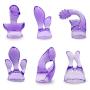 Mini Massager Attachments Massager Accessories Silicone- Six Different Styles