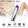 Bantie Bullet Vibrator Vagina Stimulator Massager Waterproof Mini Pocket Finger 10 Speed Dildo Vibrator Adult Massager for Travel Portable Adult Massager USB Rechargable Adult Sex Toys