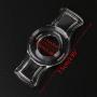 letongous 4Pcs Clock Ring for Sex Men Silicone, Transparent