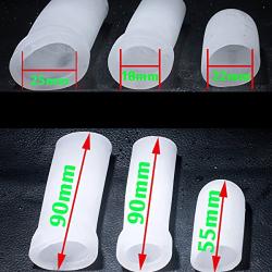 JSSMATE Male Penis Pumps Men Bigger Penis Extender Enlarger Pump Extension Enhancer Penis Enlargement Silicone Pumping Glans Protection Cap for Penis Pumps Enlargement (3pcs Big Silicone Tube)