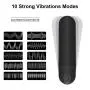 10 different speeds and powerful vibrations, wireless personal mini massager, waterproof, large size charging rod massage (black) 10 different speeds and powerful vibrations, wireless personal mini massager, waterproof, large size charging rod massage (black)