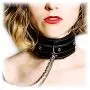 BDSM Collar Leather Choker with Chain Leash Necklace for Women Men | Emo Gothic Clothing | Sexy Adult Locking Sex Toys BDSM Collar Leather Choker with Chain Leash Necklace for Women Men | Emo Gothic Clothing | Sexy Adult Locking Sex Toys