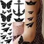 Yezunir 16 Sheets Geometric Cute Small Temporary Tattoos For Kids Arm Cranes Plane Anchor Maple Leaf Butterfly Heart Children Face Fake Tattoos Stickers Black Animals Star Line Art Waterproof Tatoos Yezunir 16 Sheets Geometric Cute Small Temporary Tattoos For Kids Arm Cranes Plane Anchor Maple Leaf Butterfly Heart Children Face Fake Tattoos Stickers Black Animals Star Line Art Waterproof Tatoos
