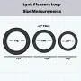 Super Soft Black Cock Ring Erection Enhancing 3 Pack by Lynk Pleasure Products, 100% Medical Grade Pure Silicone Penis Ring Set for Extra Stimulation for Him - Bigger, Harder, Longer Penis