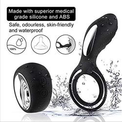 QQQQC Waterproof Black Soft Silicone Ring Men Hard Enhancer Delay Toy Adult Products sěx Toys