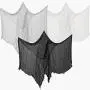 LessMo 3 Pack Halloween Creepy Cloth, 30 x 72 inch Spooky Fabric Gauze, Stretchy, Scary, for Haunted House, Outdoor, Yard, Home Halloween Party, Doorways Entryways Windows Decor, Gray+White+Black LessMo 3 Pack Halloween Creepy Cloth, 30 x 72 inch Spooky Fabric Gauze, Stretchy, Scary, for Haunted House, Outdoor, Yard, Home Halloween Party, Doorways Entryways Windows Decor, Gray+White+Black