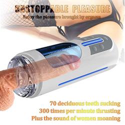 Intelligent Male Automatic Píston Cup Sucking 400Times/Min and 10 Pattern 5 Speed Electronic Mássage Cup Males Toy