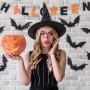 Halloween Decorations Costumes Temporary Tattoos Stickers Face Makeup Waterproof 9 Sheets Gems Flower Skull Mask Make up for Women Kids Party Decors