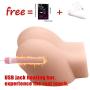 Sex Doll Male Masturbator with Vagina and Anal-3D Realistic Love Doll with Torso for Men Masturbation Men Toys Hands Free Realistic 3D Male Self Pleasure Toy, Põckèt P&ûssýfoot