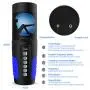 Automatic Piston Cup Sucking Electronic Massage Cup Sexy Underwear for Men 360° Rotating Pocket Puss-ey Stroker, USB Charging Pussy Male Strong Sucking Vibrating Toys for Men