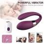 U-Shaped Two-in-one Mode Wearable Vibration Wireless Remote Control Waterproof Double-Head Vibration Hands-Free for Women and Couples