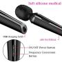 YUECHAO Rechargeable Wand Electric Full Body Massager, Deep Tissue Massage for Muscles Neck Shoulder Back Leg Foot, Handheld Magic Massager Great Relax for Women/Men Small Size