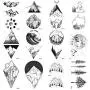 12 Pieces/Lot Geometry Triangle Mountain Temporary Tattoo Sticker Cover Women Body Arm Art Drawing Waterproof Fake Black Sea Weave Tatoos Custom 10x6CM 12 Pieces/Lot Geometry Triangle Mountain Temporary Tattoo Sticker Cover Women Body Arm Art Drawing Waterproof Fake Black Sea Weave Tatoos Custom 10x6CM