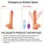 Realistic Dildo with 10 Strong Vibration 360°Swirling Motion for Women, PALOQUETH Dual Density Vibrating Vibrator with Wireless Remote Control Strong Suction Cup Realistic Dildo with 10 Strong Vibration 360°Swirling Motion for Women, PALOQUETH Dual Density Vibrating Vibrator with Wireless Remote Control Strong Suction Cup