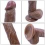 Full 8.26 Inch Realistic Women for Women and Wife - Brown - Daxuedayi1.2
