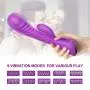 G Spot Rabbit Vibrator for Vagina and Clitoris Stimulation with 9 Strong Vibrating Modes, Adorime USB Rechargeable Clitoral Stimulating Dildo Vibrator for Women or Couples Fun with Waterproof Silicone G Spot Rabbit Vibrator for Vagina and Clitoris Stimulation with 9 Strong Vibrating Modes, Adorime USB Rechargeable Clitoral Stimulating Dildo Vibrator for Women or Couples Fun with Waterproof Silicone